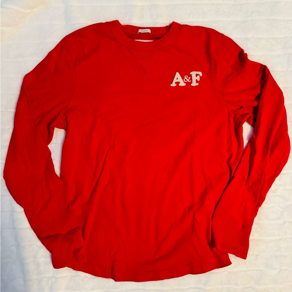Abercrombie & Fitch Bold Red Muscle Tee